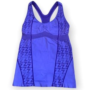 Zella Seamless Z Gradient Purple Tank Top Size Medium M
